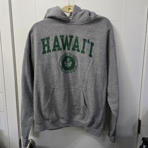 University of Hawaii Heritage Hooded Sweatshirt (Charcoal Grey) size L